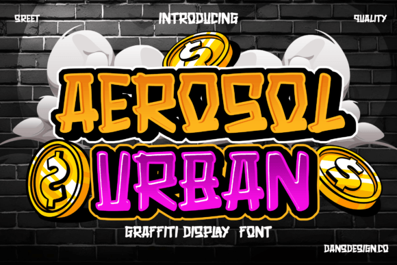 Aerosol Urban: A Marker Graffiti Font for Retro-Urban Design