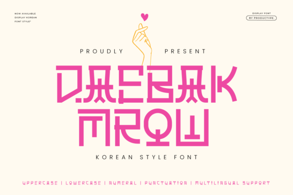 Daebak Mrow Font: A Campaign Designer's Secret for Softer, Stronger Visuals