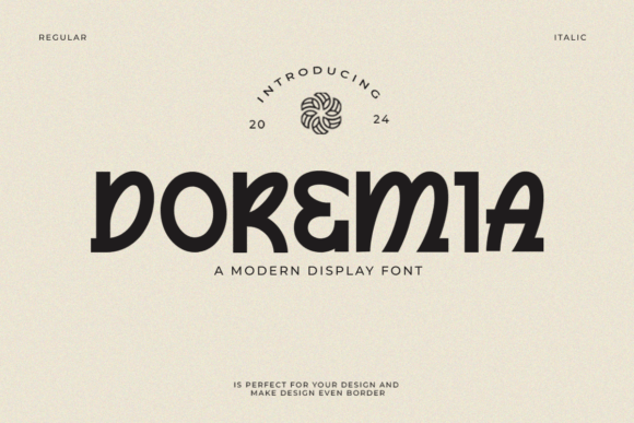 Doremia: A Modern Display Font for Standout Branding