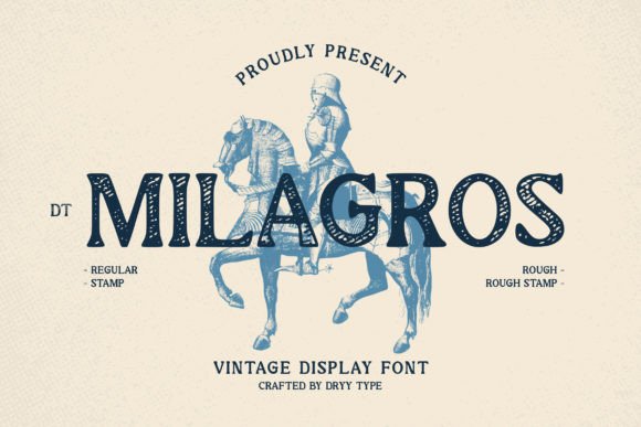 Dt Milagros: A Font of Elegance and Dramatic Charm