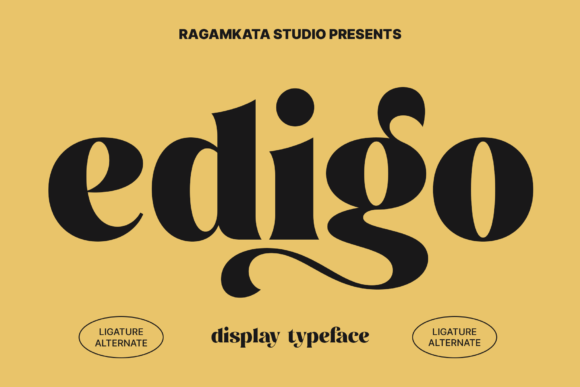 Edigo: A Vintage Display Font for Business Branding That Stands Out