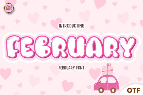 Feburary Font: A Romantic Display Typeface for Love-Themed Branding