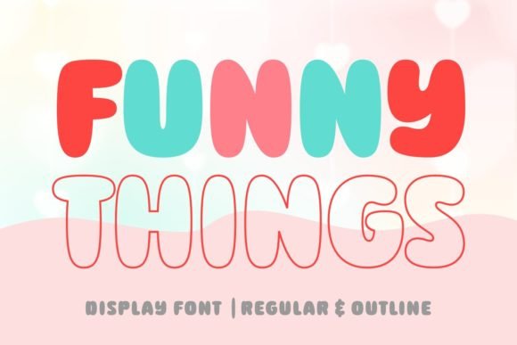 Funny Things Typeface Brings Playful Spirit to Handmade Goods