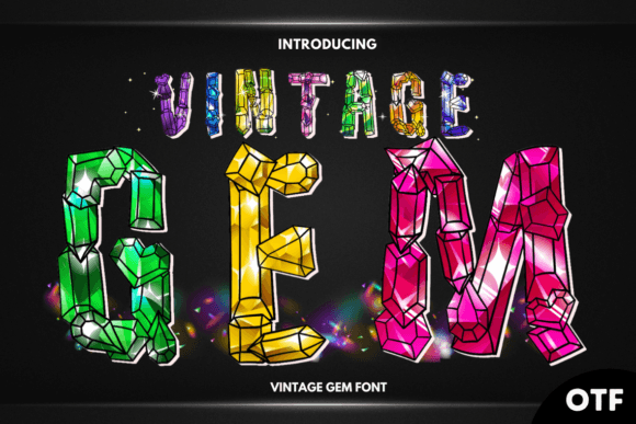 How Vintage Gem Font Elevates Campaign Designs with Elegant Typography
