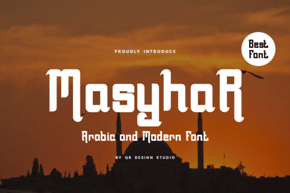 Masyhar: A Calligraphic Font for Editorial Elegance