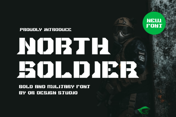North Soldier: A Bold Display Font for Campaign Creatives