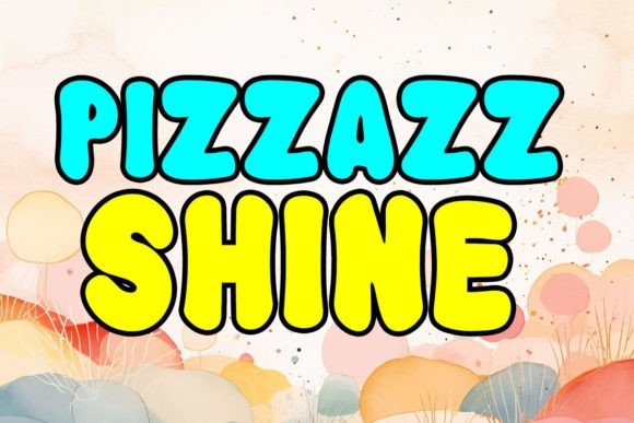 Pizzazz Shine: A Quirky Display Font for Editorial Projects