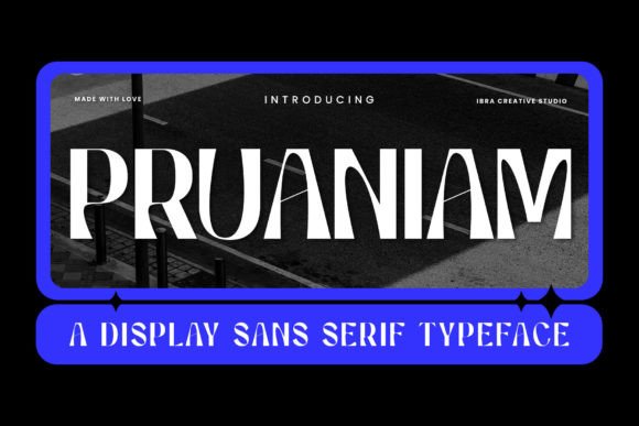 Pruaniam: A Display Typeface That Grounds a Brand Story