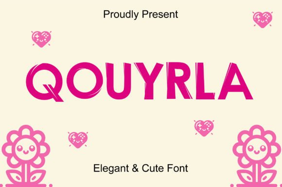 Qouyrla: A Charming Display Font for Handmade Products