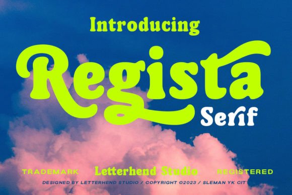 Regista: A Bold Serif Font for Editorial Impact