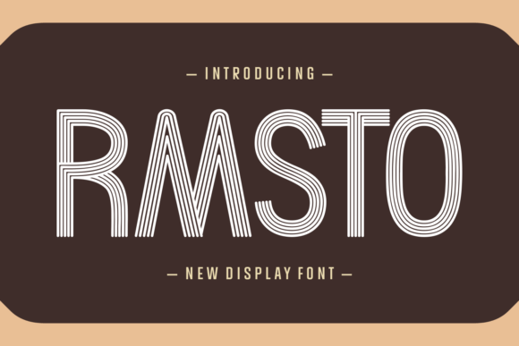 Rmsto: A Display Typeface for Bold Editorial Impact