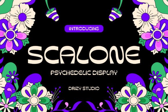 Scalone: A Psychedelic Display Font for Striking Web Layouts