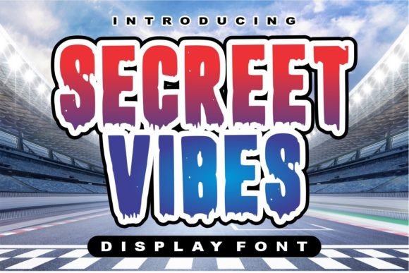 Secreet Vibes: A Retro Grunge Display Typeface That Brings Handmade Products to Life