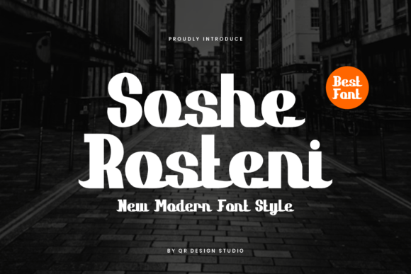 Soshe Rosteni: A Quirky Font for Modern Editorial Design