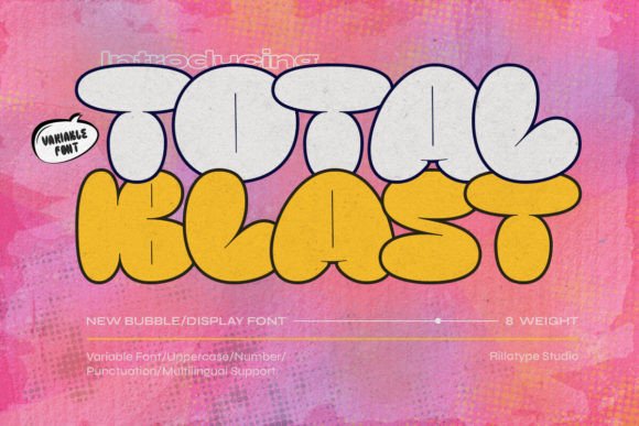 Total Blast: A Display Font for Editorial Clarity