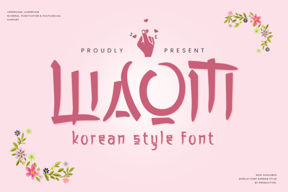 Waom: A Korean Font for Elegant Editorial Design