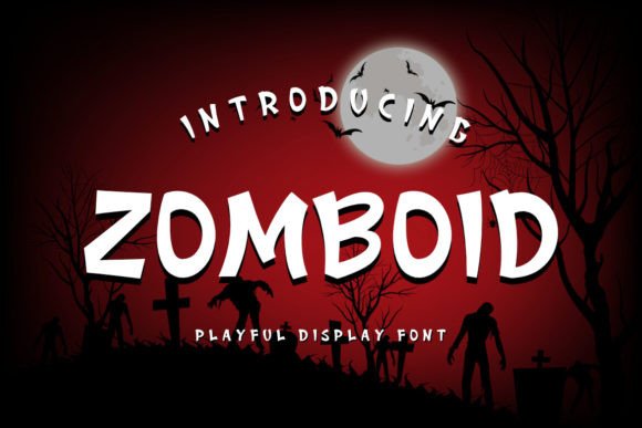 Zomboid: A Spooky Display Font for Bold Web Identity